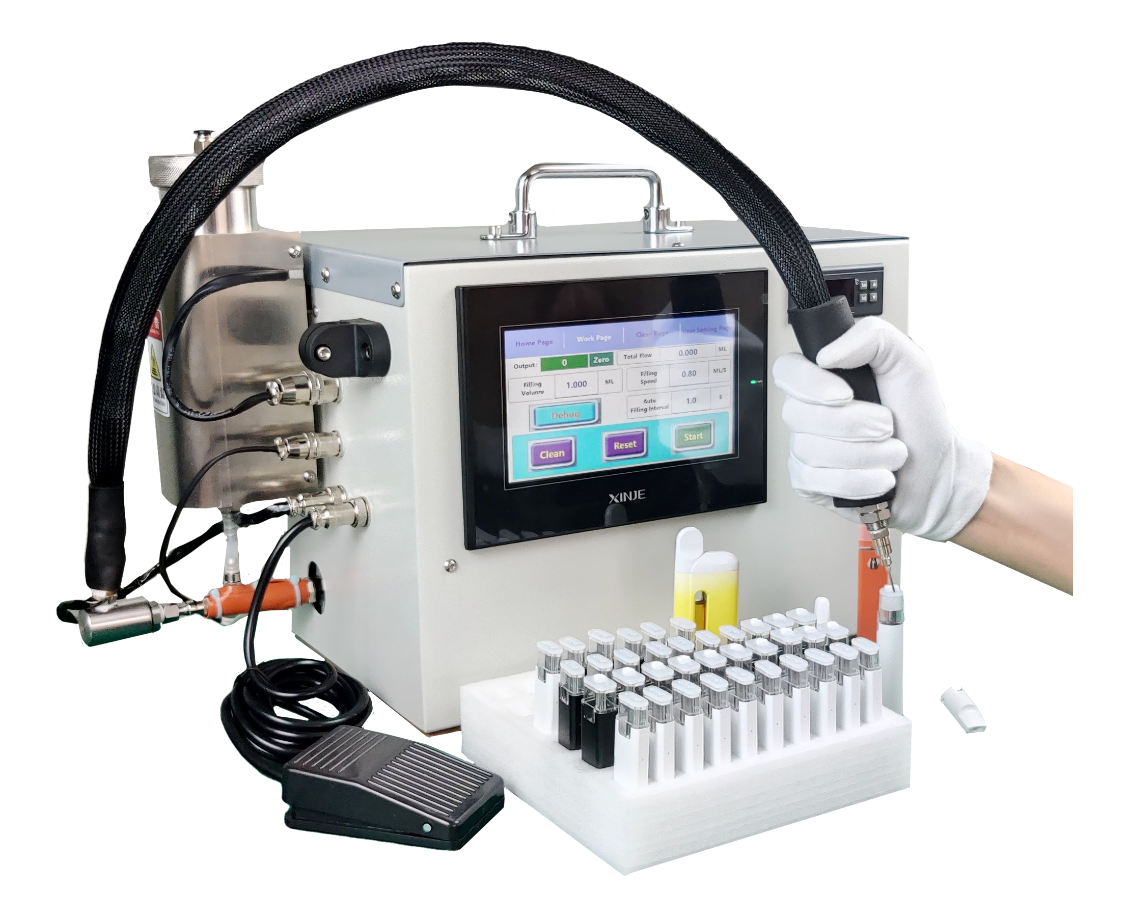 portable manual filling machine